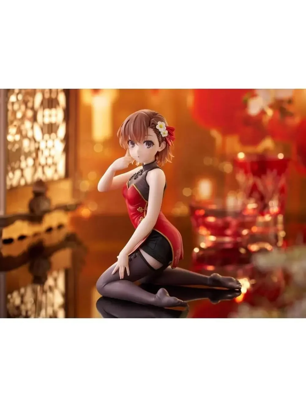 Kadokawa Mikoto Misaka China Dress Ver 1/7 Scale Figure Railgun T Red New
